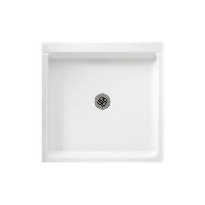 Swan 36 in. x 36 in. Solid Surface Single Threshold Shower Pan in White