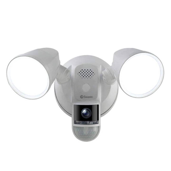 Swann Outdoor Floodlight 4K Wired Security Surveillance Camera with FREE Local Storage