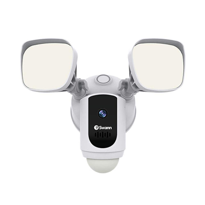 Swann Outdoor Wi-Fi Camera with Motion Activated Floodlight, White