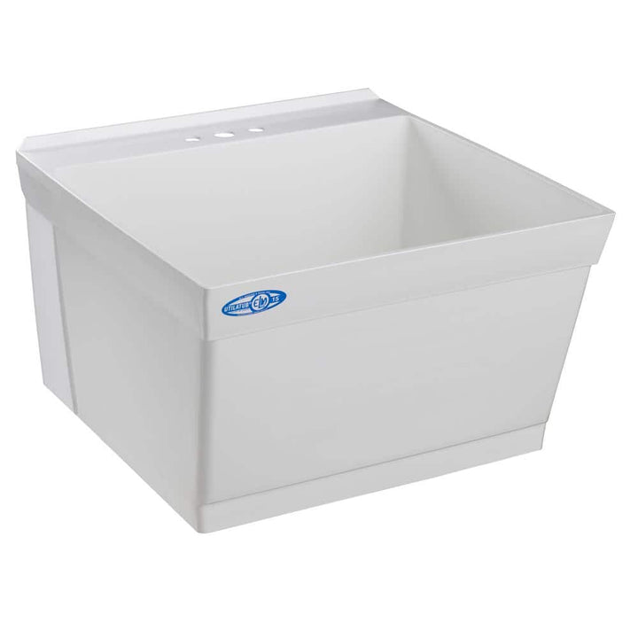 Mustee Thermoplastic Wall Mount Laundry Tub 23 in. x 23 in.