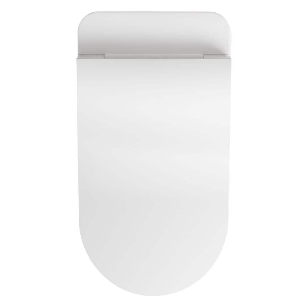 WELLFOR Elongated Smart Bidet Toilet 1.28 GPF with Auto Features and Accessories