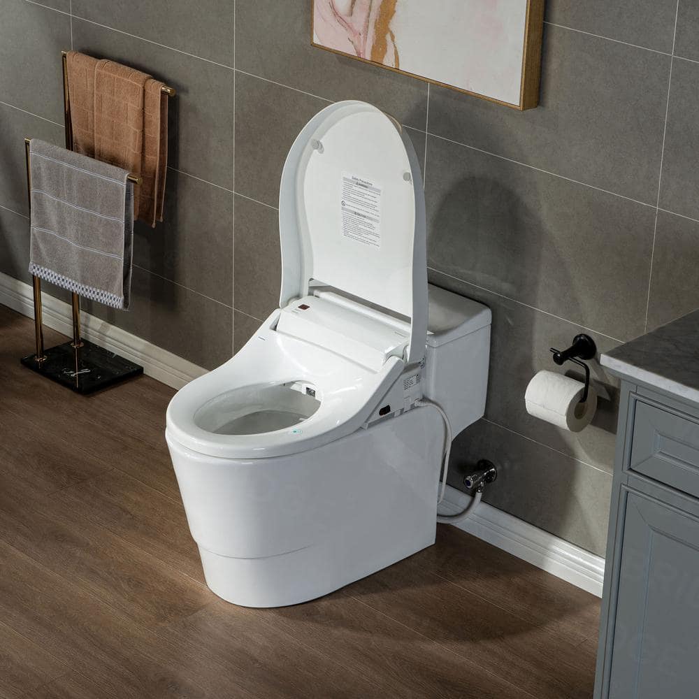 WOODBRIDGE Revel One-Piece Dual Flush Toilet with Smart Bidet