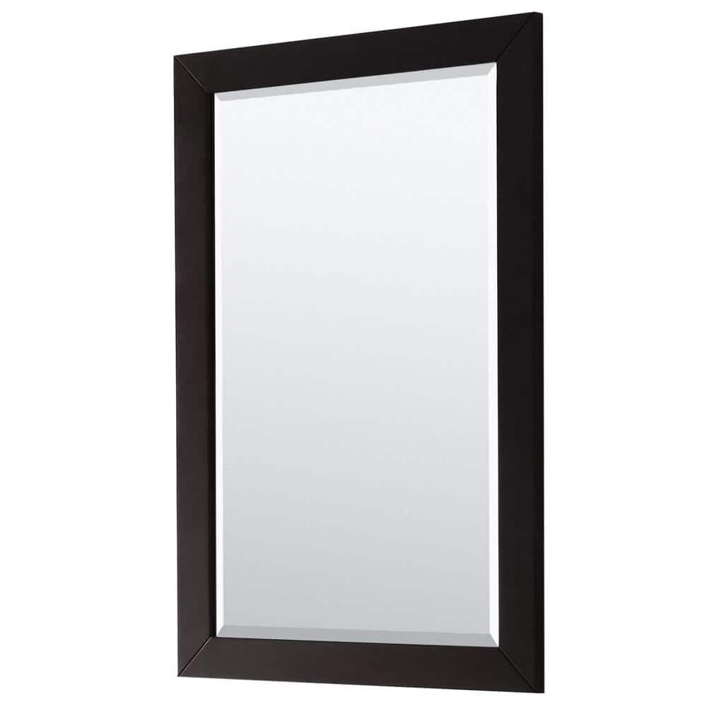Wyndham Collection Daria 30" Single Vanity in Dark Espresso with Cultured Marble Top and Mirror