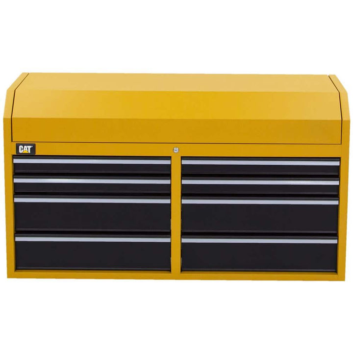 CAT 52 in. W x 18 in. D 8-Drawer Heavy Duty Top Tool Chest with Power Strip