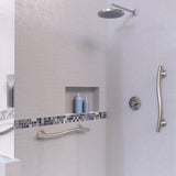 Keeney Wave 16-in Matte Black Wall Mount (ADA Compliant) Grab Bar - Super Arbor