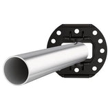 54 in. - 72 in. Adjustable Length Curved Shower Rod in Chrome