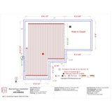 WarmlyYours 395 ft. Cable System with Touch Screen Thermostat