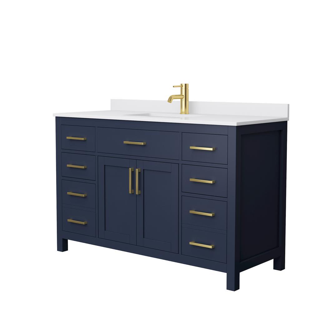 Beckett 72 in. W x 22 in. D Double Bath Vanity in Dark Gray with Cultured Marble Vanity Top in Carrara with White Basins - Super Arbor