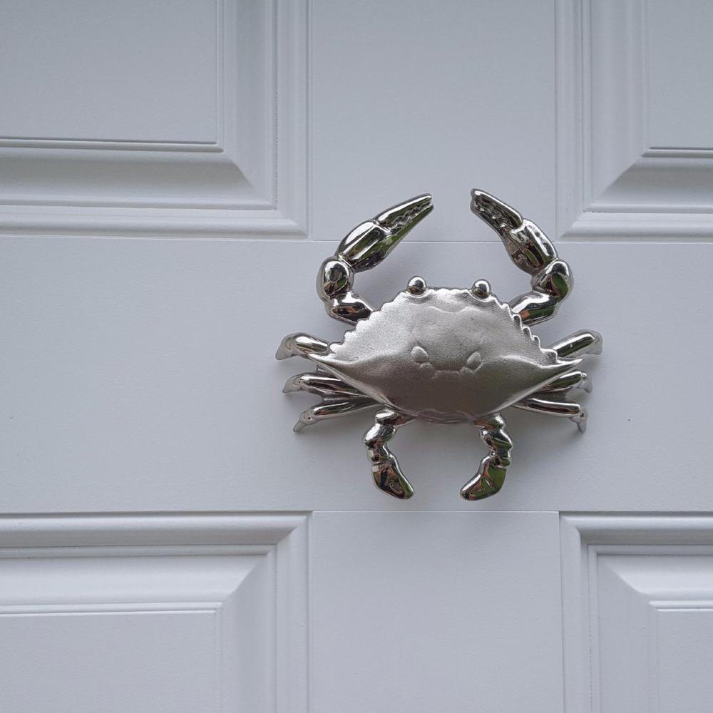 Nickel Silver Crab Door Knocker - Super Arbor