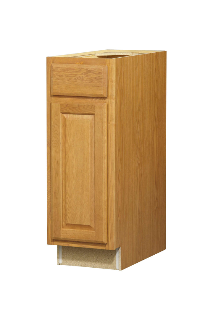 Diamond NOW Portland 12-in W x 35-in H x 23.75-in D Wheat Door and Drawer Base Stock Cabinet