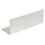 Amerimax 4-in x 8-in Silver Aluminum Step Flashing, 29-Gauge