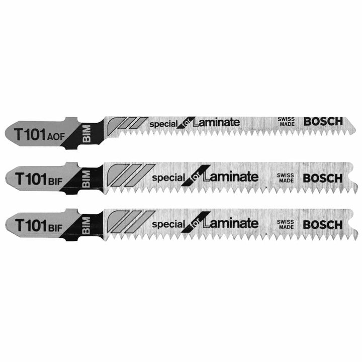 Bosch 3-Pack 3-1/4-in T-Shank Bi-Metal Jigsaw Blade Set, 20 TPI