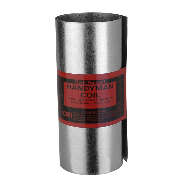 Gibraltar Building Products 10-in x 25-ft Silver Galvanized Steel Roll Flashing (RV1025G)
