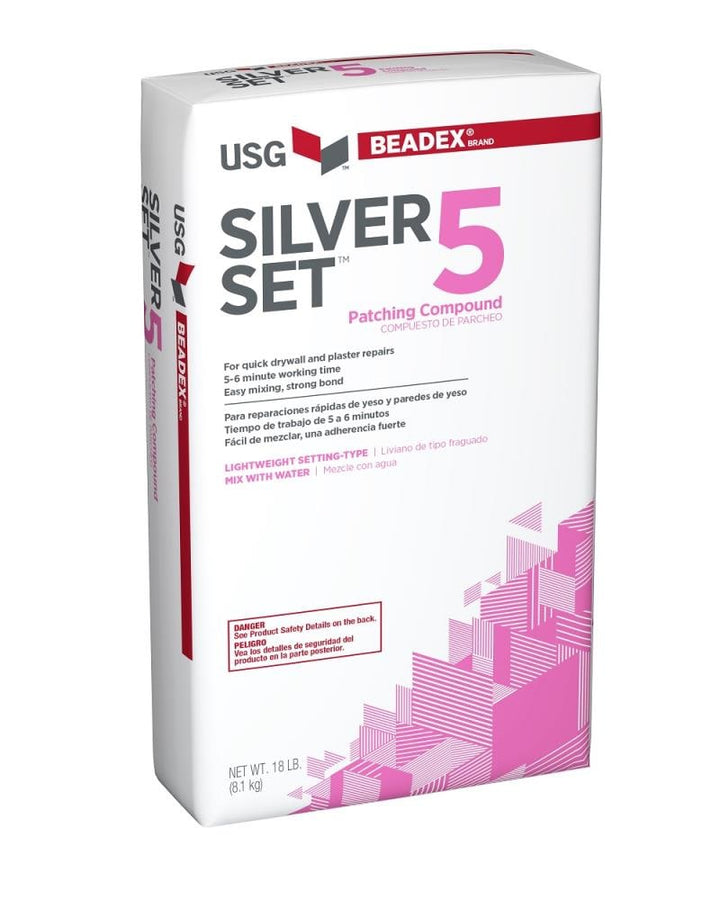 BEADEX Brand Silver Set 18-lb 12-Minutes Set Time Lightweight Drywall Joint Compound