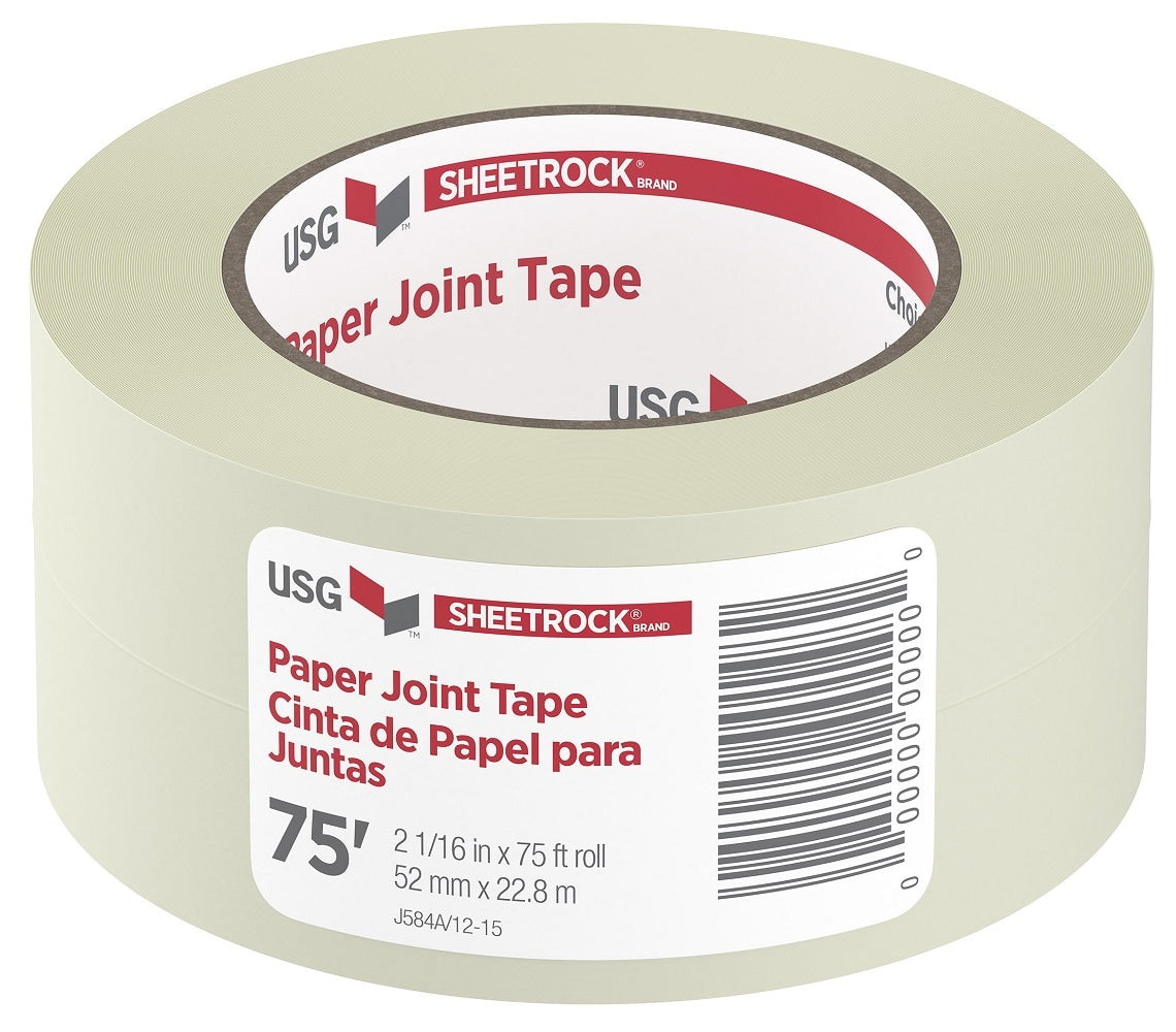 SHEETROCK Brand 2.0625-in x 75-ft Solid Drywall Joint Tape