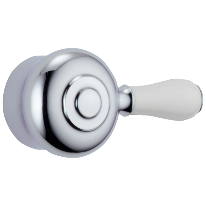 Delta H777 Chrome Porcelain Lever Bathroom Sink Faucet Handle