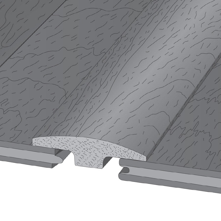 Bruce 2-in x 78-in Bison Brown Vinyl T-Molding Floor Molding