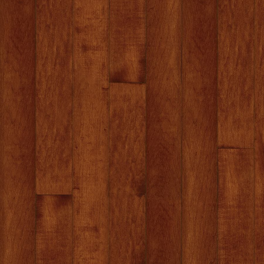 Bruce Kennedale Cherry Maple 2-1/4-in W x 3/4-in T x 84-in Smooth/Traditional Solid Hardwood Flooring (20-sq ft / Carton)