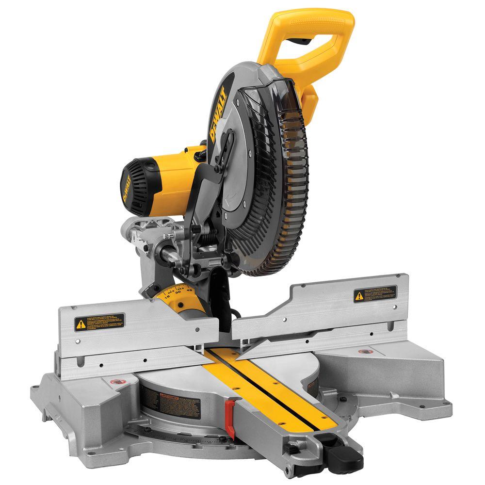 15 Amp Corded 12 in. Sliding Miter Saw with Rolling Miter Saw Stand - Super Arbor