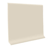 Flexco 4-in Almond Vinyl Floor Base, Straight Edge, 120-ft Roll