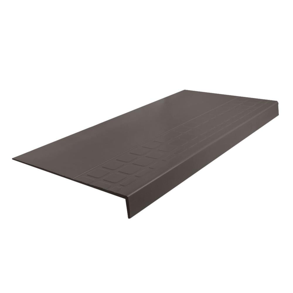 Flexco #800 Series 12.25-in x 48-in Bark Stair Tread