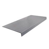 Flexco #800 Series 12.25-in x 36-in Gray Stair Tread