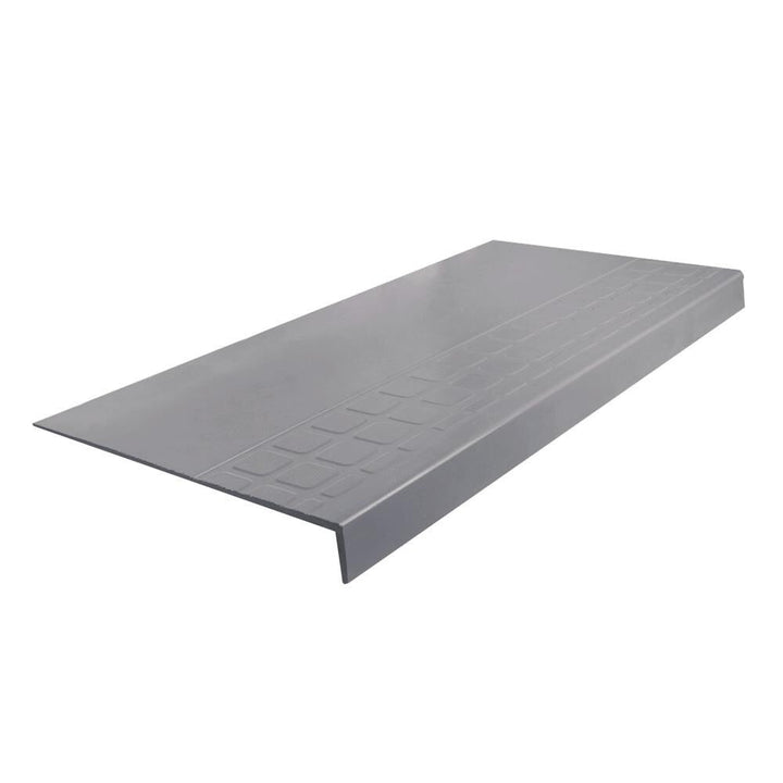 Flexco #800 Series 12.25-in x 36-in Gray Stair Tread