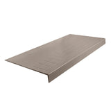 Flexco #800 Series 12.25-in x 54-in Dark Beige Stair Tread