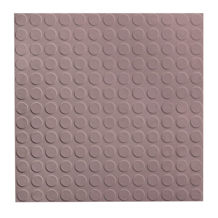 FLEXCO RGT Rubber Floor Tile, 18 in x 18 in, Taupe – Multipurpose Rubber Flooring Tile
