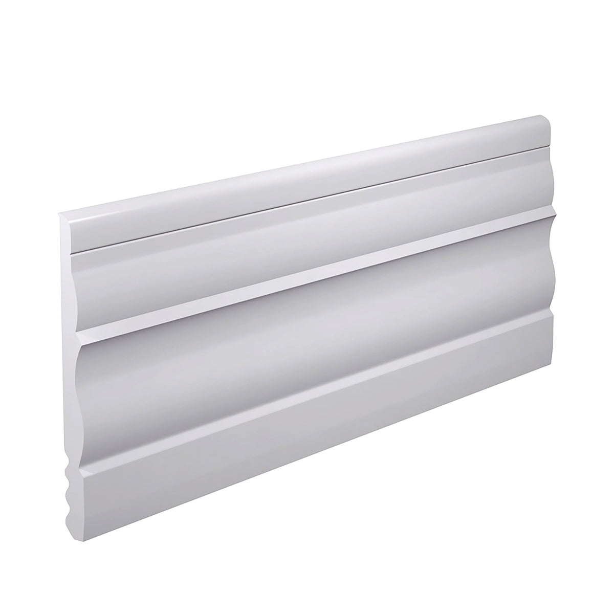 Flexco Arctic White 4.5-in x 480-in Vinyl Floor Base