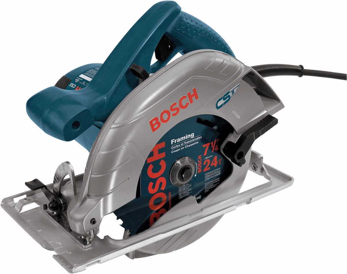 Bosch 15-Amp 7-1/4-in Corded Circular Saw with Steel Shoe (CS5)