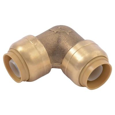 SharkBite 1/2-in Push-to-Connect x 1/2-in Push-to-Connect dia 90-Degree Standard Elbow Push Fitting