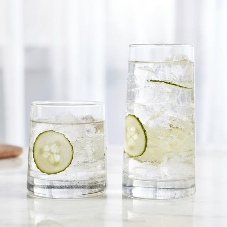 Cabos 16-Piece Clear Glass Drinkware Set