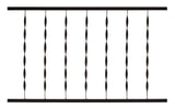 Gilpin Windsor 4-ft x 36-in Black Metal Deck Rail Kit