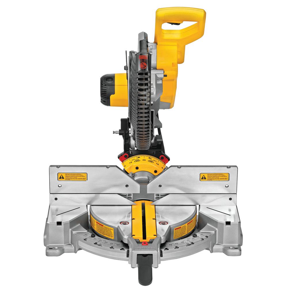 15 Amp Corded 12 in. Compound Double Bevel Miter Saw - Super Arbor