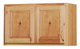 Diamond NOW Denver 30-in W x 18-in H x 12-in D Natural Rustic Hickory Wall Fully Assembled Cabinet (Raised Panel Square Door Style)