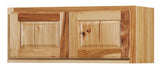 Diamond NOW Denver 30-in W x 12-in H x 12-in D Natural Rustic Hickory Wall Fully Assembled Cabinet (Raised Panel Square Door Style)