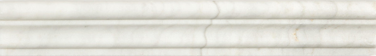 Satori Venatino Natural Stone Marble Chair Rail Tile (2-in x 12-in)