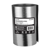 CMI 10-in x 10-ft Silver Galvanized Steel Roll Flashing - RV1010G