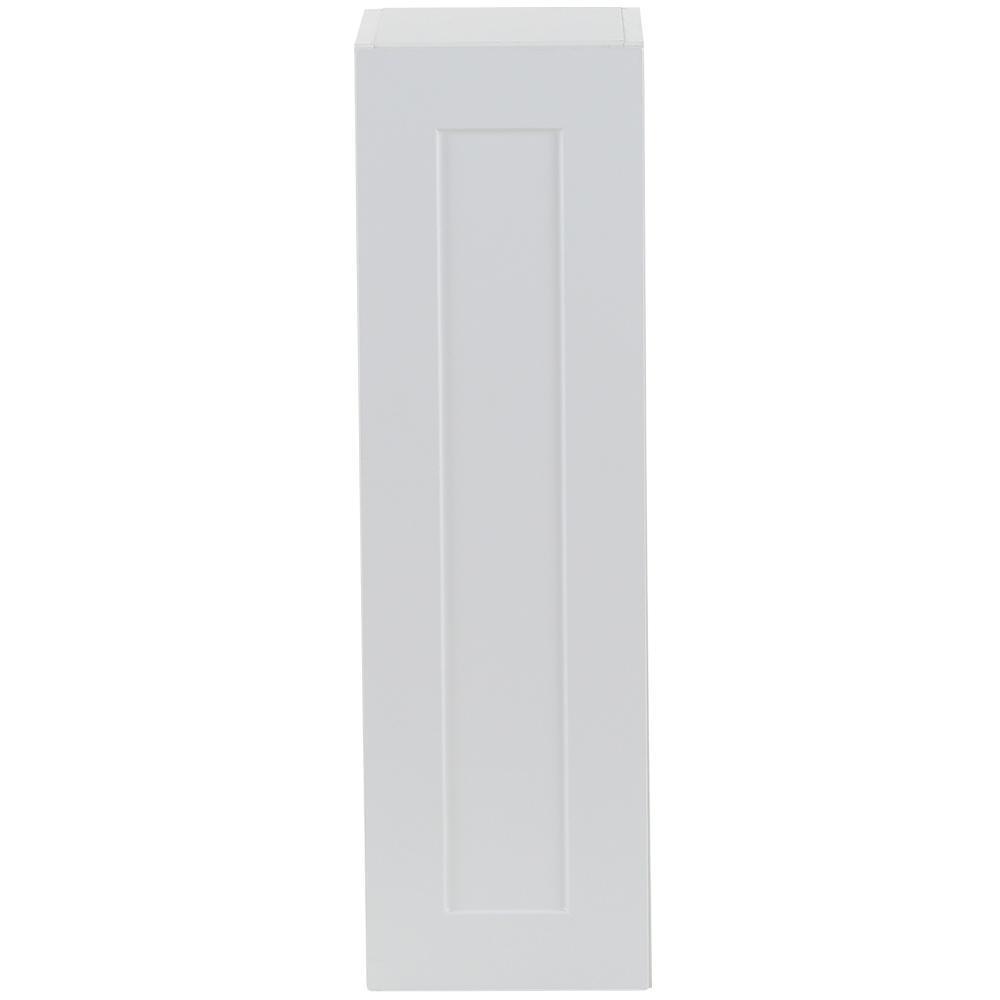 Cambridge Shaker Assembled 27x30x12 in. All Plywood Wall Cabinet with 2 Soft Close Doors in White - Super Arbor