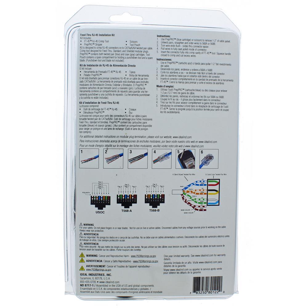 Feed-Thru RJ-45 Installation Hip Kit - Super Arbor