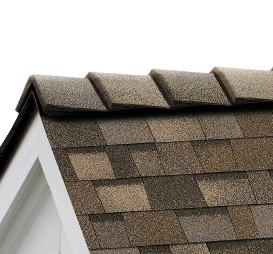 Owens Corning DecoRidge 10-in Sand Dune Hip & Ridge Roof Shingles, 20 Linear Ft per Bundle