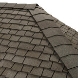 Timbertex Antique Slate Double-Layer Hip and Ridge Cap Roofing Shingles (20 lin. ft. per Bundle) (30-pieces) - Super Arbor