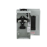 Eaton Type BR 70-Amp 2-space load center - front view