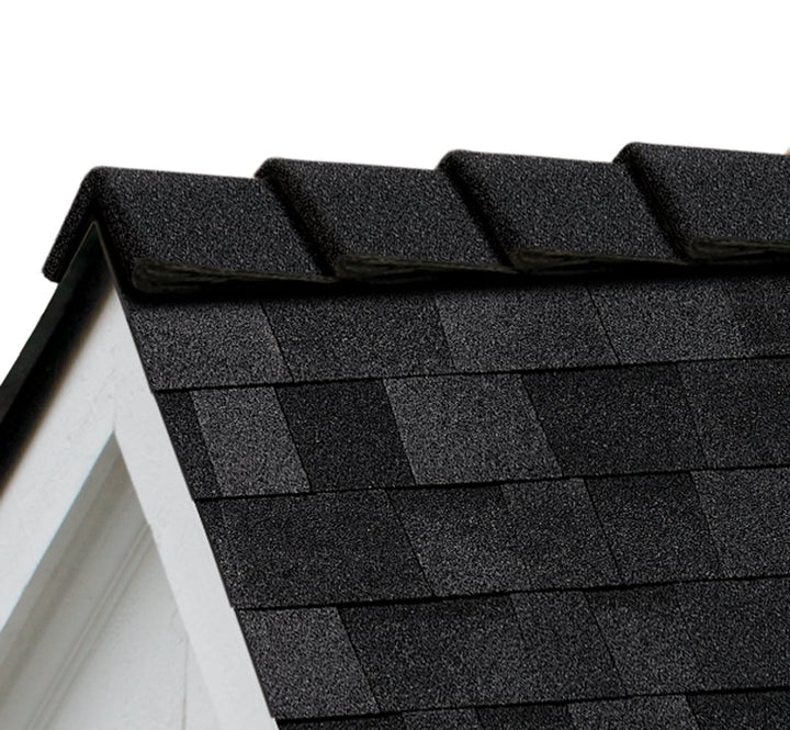 Owens Corning DecoRidge Hip & Ridge Roof Shingles, Onyx Black — 20 Linear Ft per Bundle