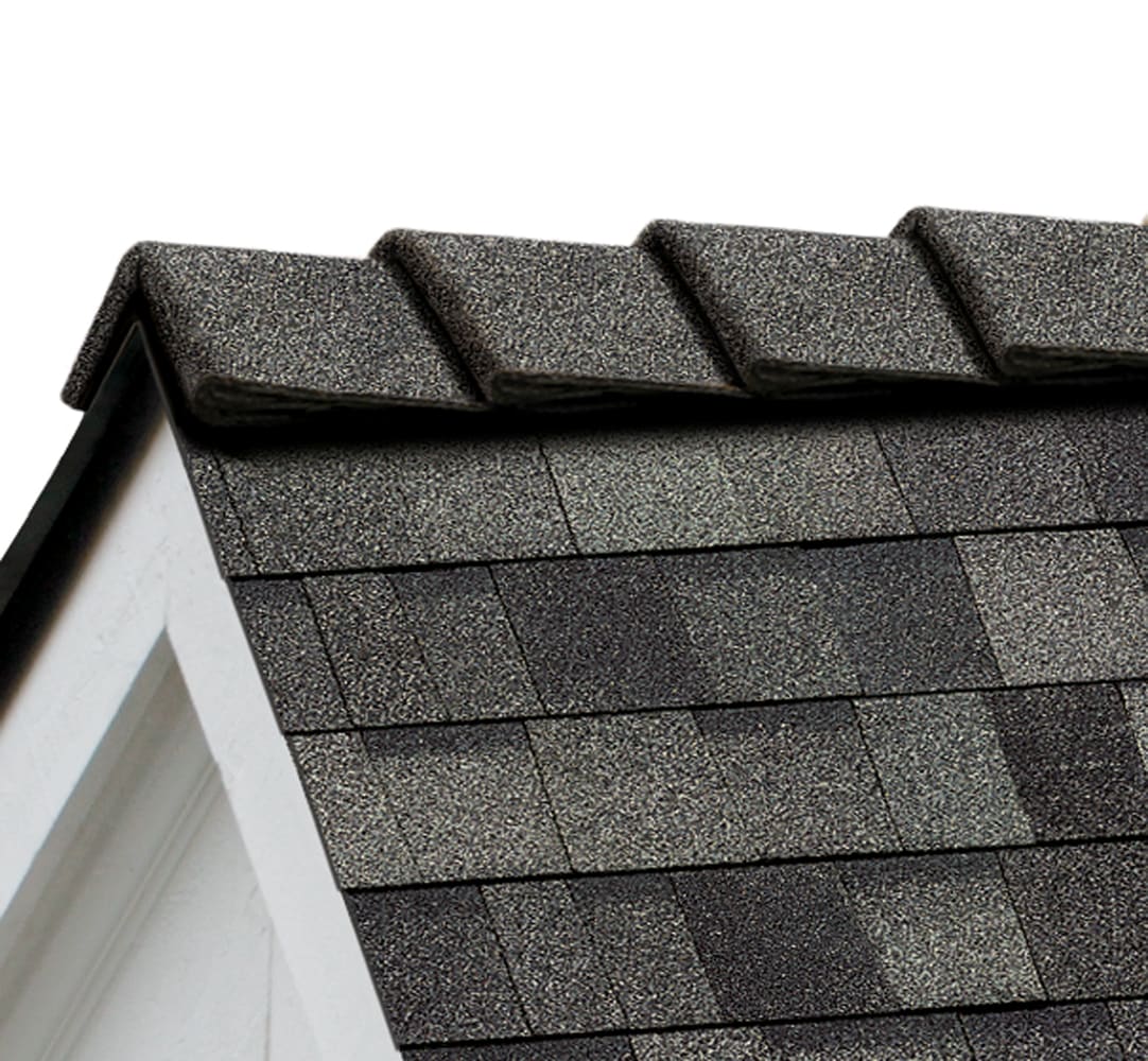 Owens Corning DecoRidge Hip & Ridge Roof Shingles, Estate Gray (20 Linear Ft per Bundle)