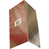 Union Corrugating 4-in x 8-in Silver Galvanized Steel Step Flashing (Pre-Bent 90°)