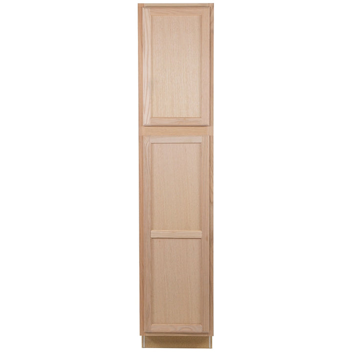 Opus Oak Brook 84" Natural Unfinished Oak Pantry Cabinet