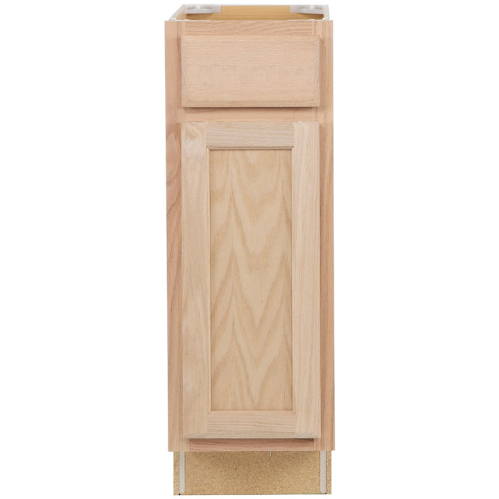Opus Oak Brook 12-in Natural Unfinished Oak Base Cabinet with Drawer