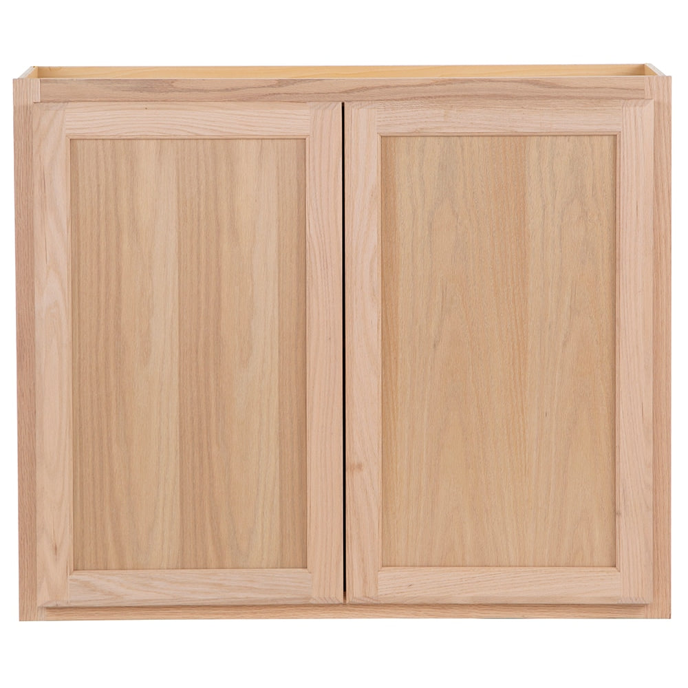 Opus Oak Brook 36-inch Natural Unfinished Oak Wall Cabinet